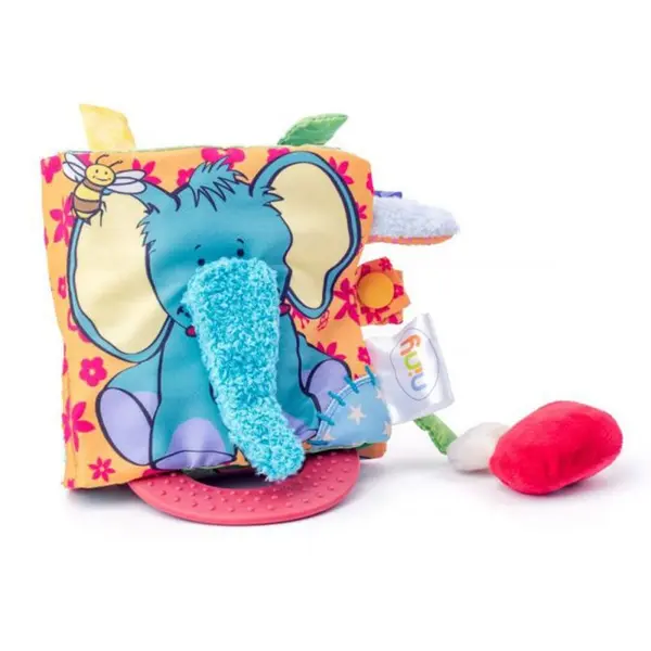 Baby Woody Active Play Book - Elefantul albastru