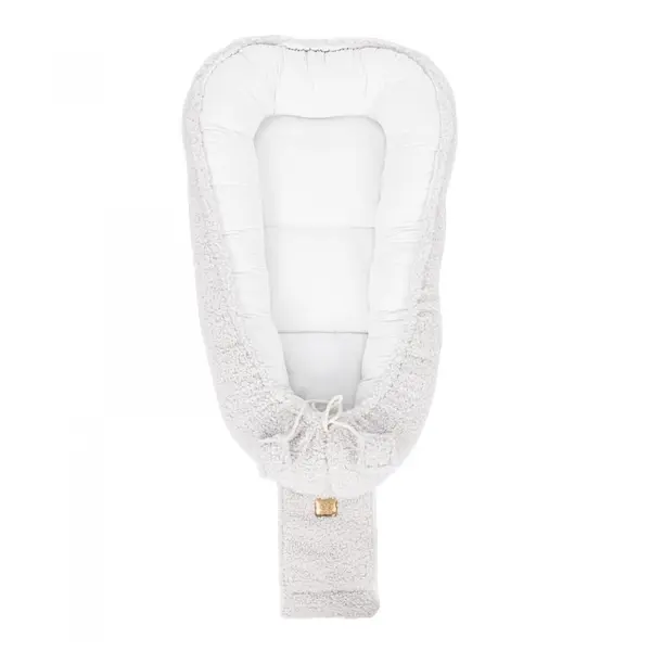 Babynest pentru bebelusi MeowBaby bearly white