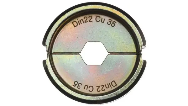Bac sertizare pentru cablu, Milwaukee DIN22 CU35, Hex, 35mm, DIN 46235/46267, 4932451746