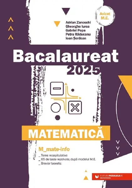 Bacalaureat 2025. Matematica M1: Mate-info