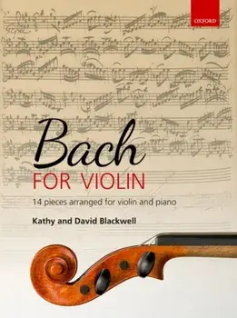 Bach for Violin. 14 pieces arranged for violin and piano, Sheet Map/***