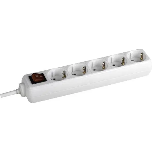 BACHMANN Prelungitor Bachmann, 5 prize Schuko, intrerupator, 1.5 m