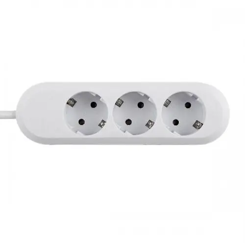 BACHMANN Prelungitor Bachmann SMART 387.271, 3 prize Schuko, 3m, White