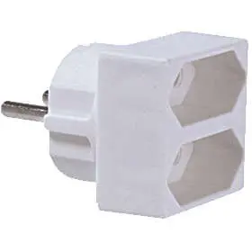 BACHMANN Stecher dublu BACHMANN , alb