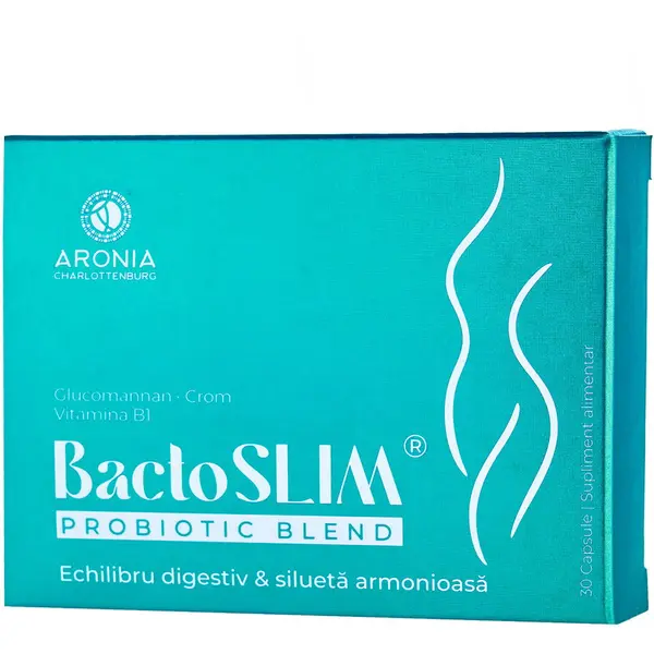BactoSLIM® Formula Premium pentru Digestie Echilibrata si Controlul Apetitului 30cps