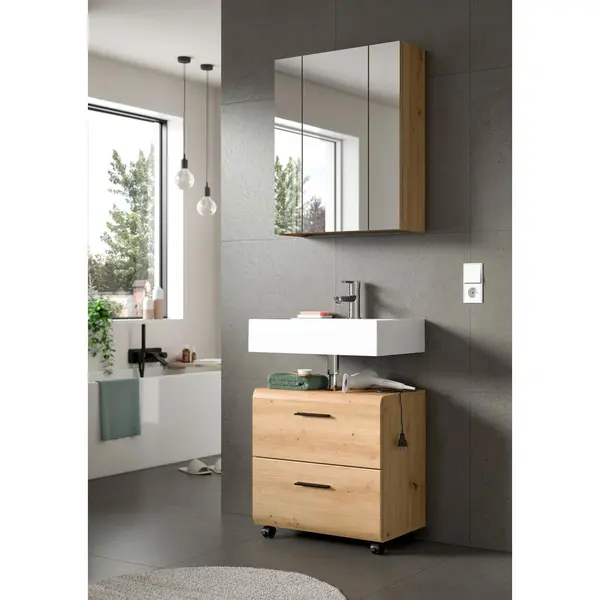 Baie 2 piese, 60 cm