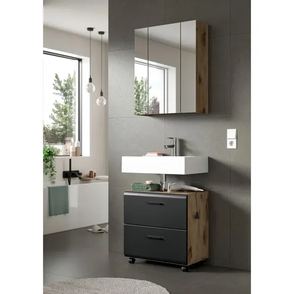 Baie 2 piese, 60 cm
