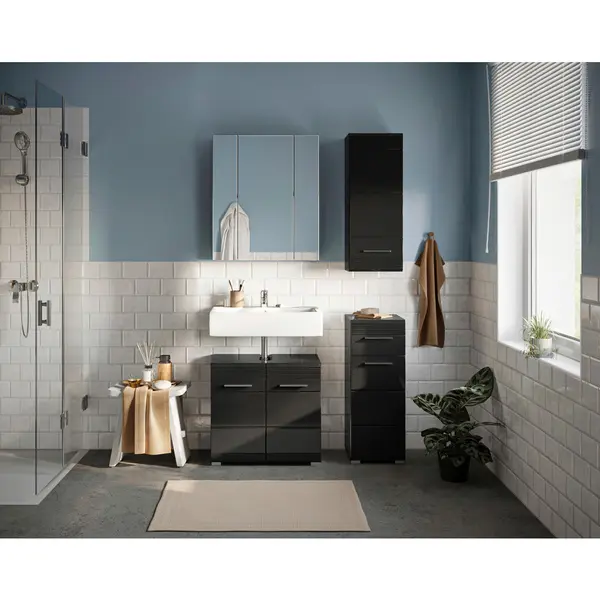 Baie 4 piese, 90 cm