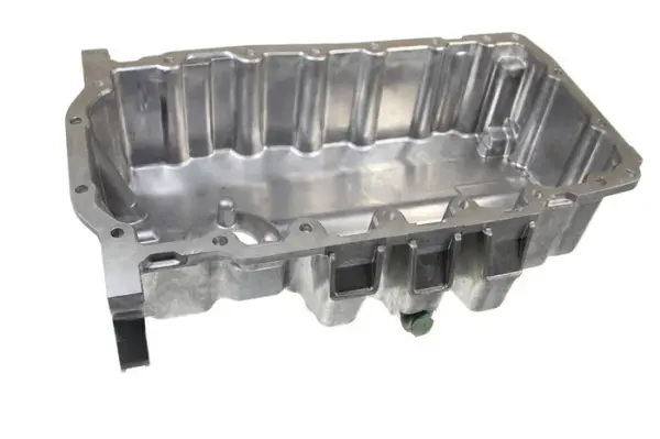 Baie ulei aluminiu, cu locas senzor potrivit AUDI A3; SEAT ALTEA, ALTEA XL, LEON, TOLEDO III; SKODA FABIA II, OCTAVIA II, RAPID, ROOMSTER, SUPERB II; VW CADDY III 1.6-2.0D dupa 2003