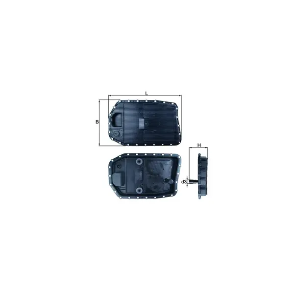 Baie ulei, cutie viteze automata MAHLE HX 154