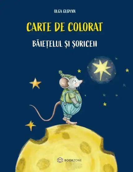 Băiețelul și șoriceii (carte de colorat)