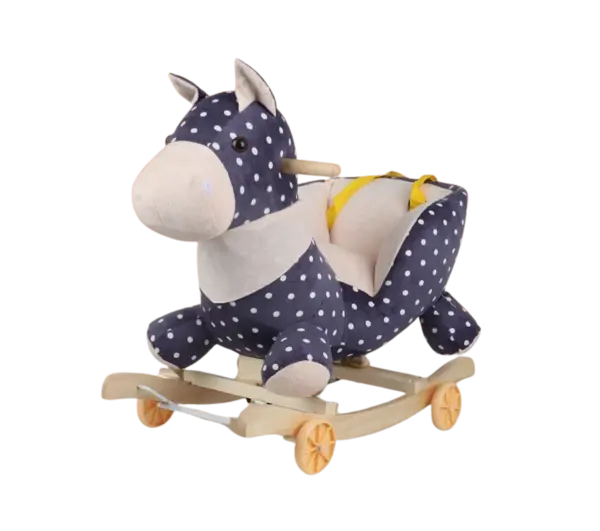 Balansoar 2-in-1 Calut bleumarin cu buline