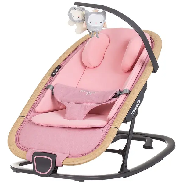 Balansoar Chipolino Senso, pliabil, spatar reglabil, jucarii, roz KID063634, la doar 271,00 lei