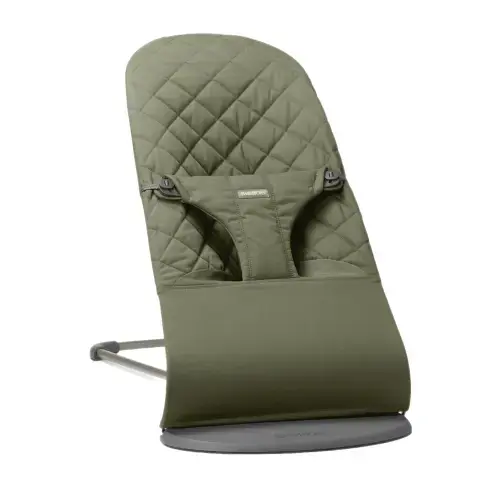 Balansoar copii BabyBjorn 006046A, Bumbac, Greutate maxima 9kg, Verde