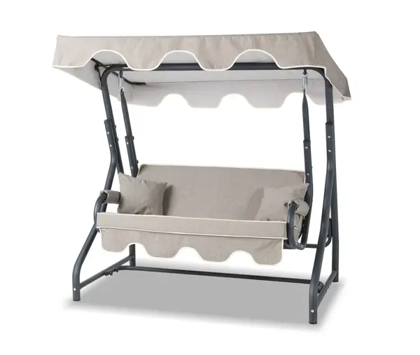 Balansoar dublu Morus Gri 170x170x110 cm