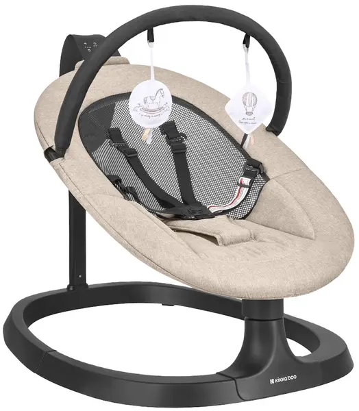 Balansoar electric KikkaBoo - Zazu, Beige