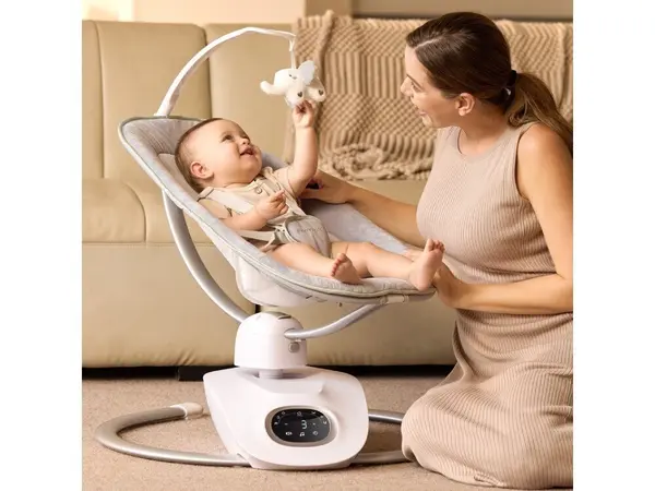 Balansoar electric Momcozy CocoSway cu miscare 3D