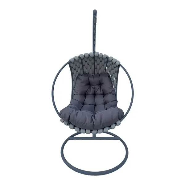 Balansoar Makito, PVC, Gri, 100x105x195 cm