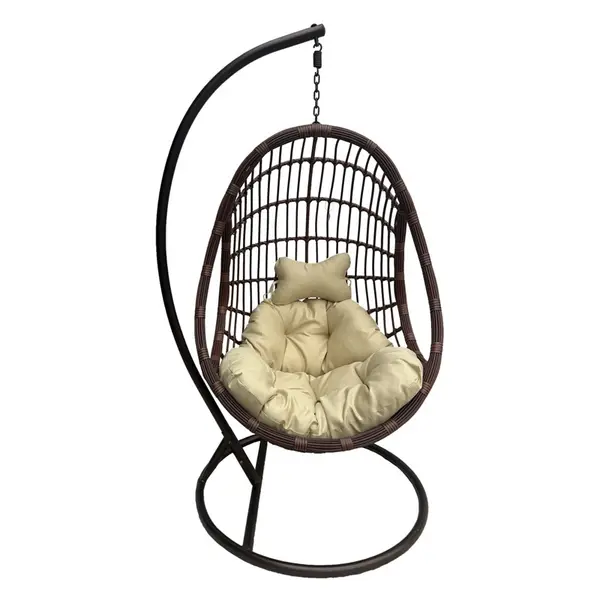 Balansoar scoica suspendat de gradina, Cungo, Maro, 125x105x195 cm