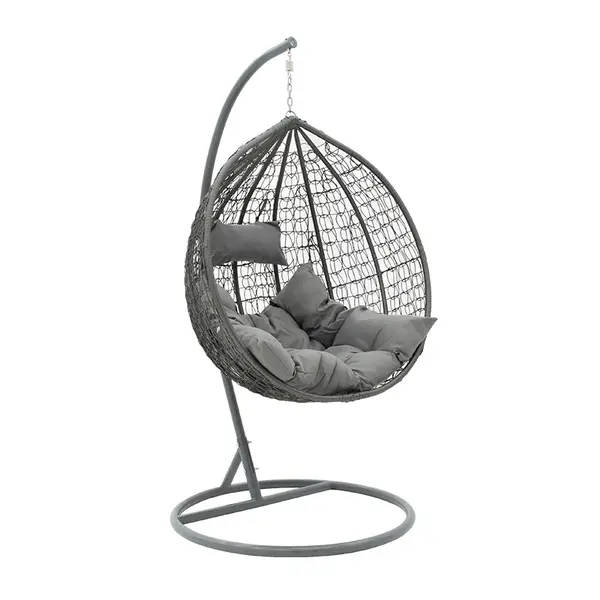 Balansoar Zafer, Gri - Maro, 106x103x200 cm