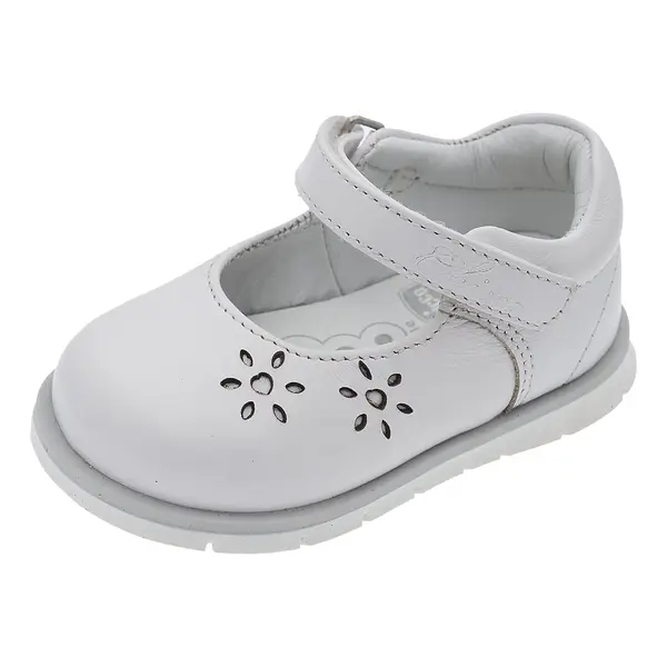 Balerini copii Chicco Geliar, alb, 73095-68P