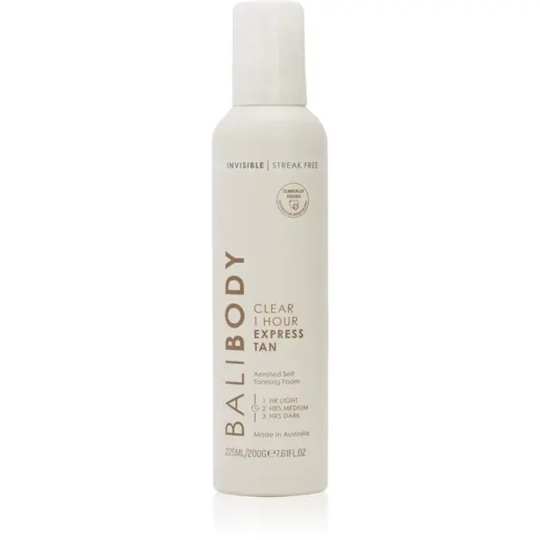 Bali Body Clear Express Tan spumă transparentă autobronzantă 225 ml