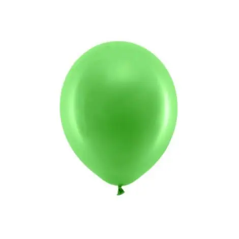 Baloane latex curcubeu pastel verde 30 cm 10 buc