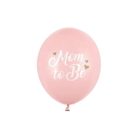 Baloane latex mom to be roz 30 cm