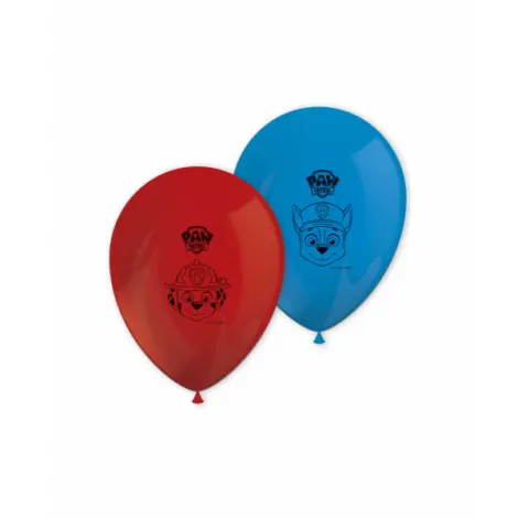 Baloane latex paw patrol 8 buc 28 cm