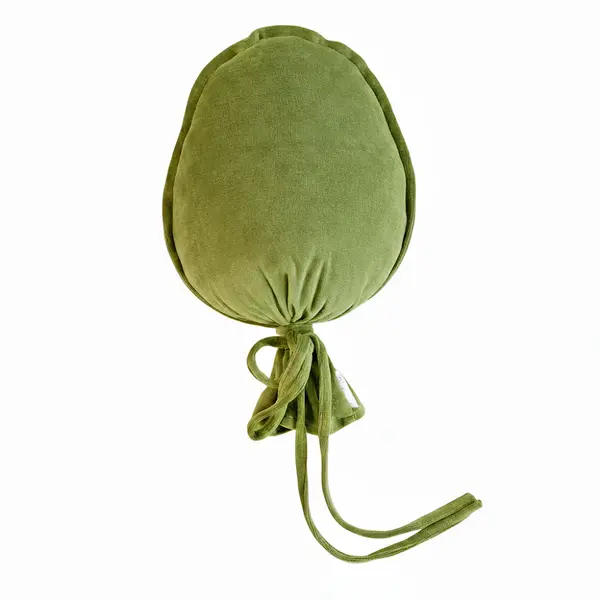 Balon din catifea, Verde Olive, decorațiune perete camera copilului, TWINDECO Olive Green Velvet Balloon
