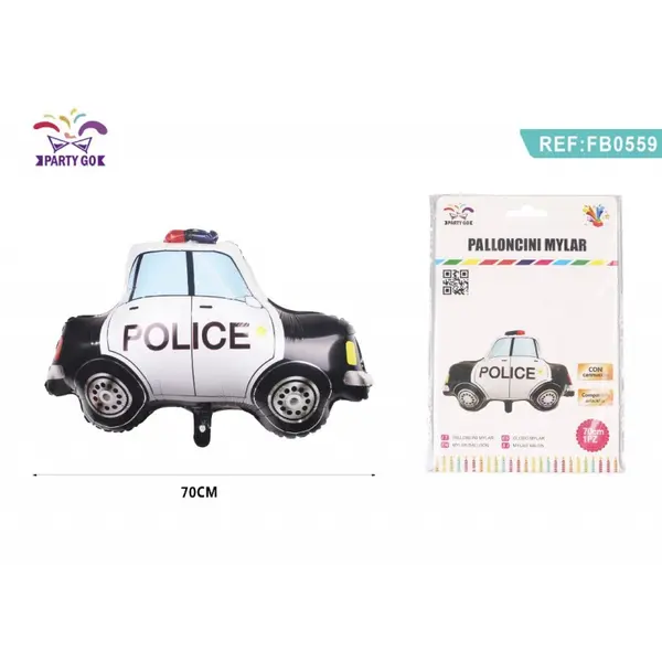 Balon din folie PartyGo Police, 70cm,