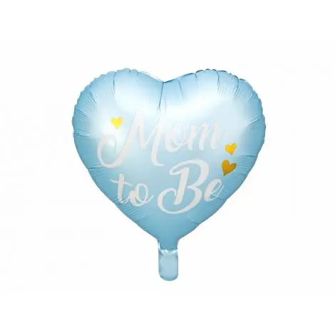 Balon folie albastru mom to be 35 cm