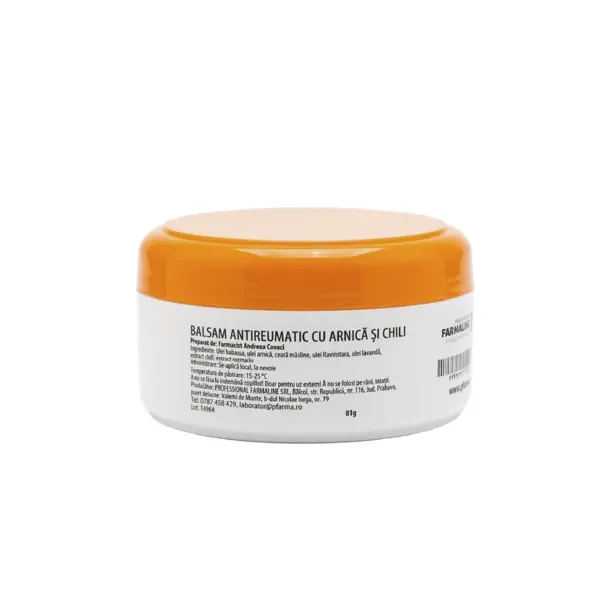 Balsam Antireumatic cu Arnica si Chili 81 g