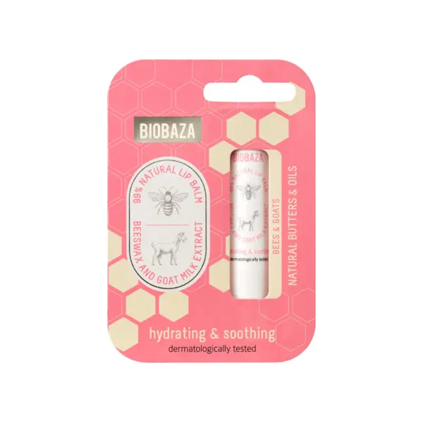 Balsam de buze cu extract de miere si lapte de capra, 45g, Biobaza