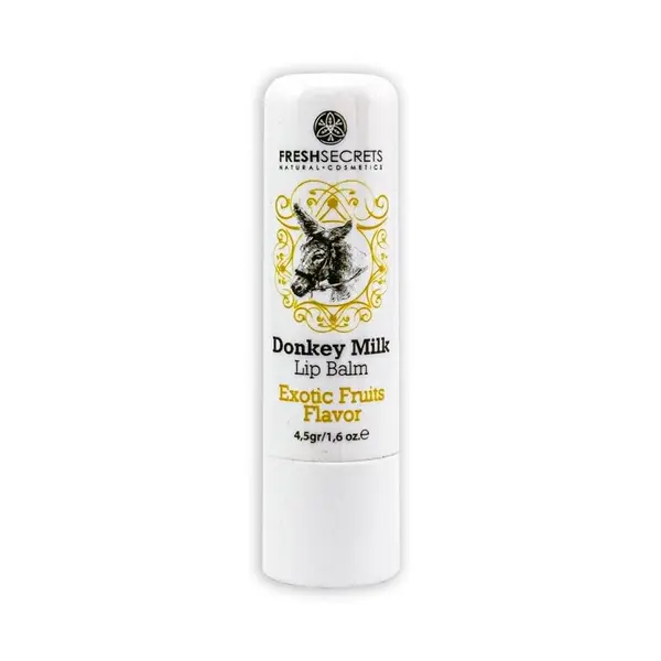 Balsam de buze cu lapte de magarita si fructe exotice SPF30, 4.5g, Fresh Secrets