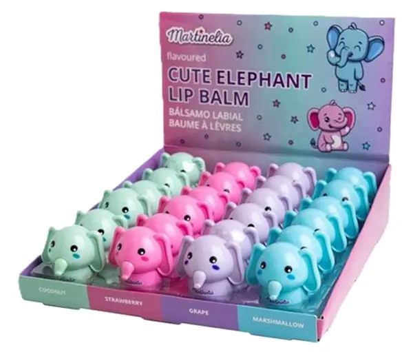 Balsam de buze pentru copii Martinelia - Elefant, sortiment