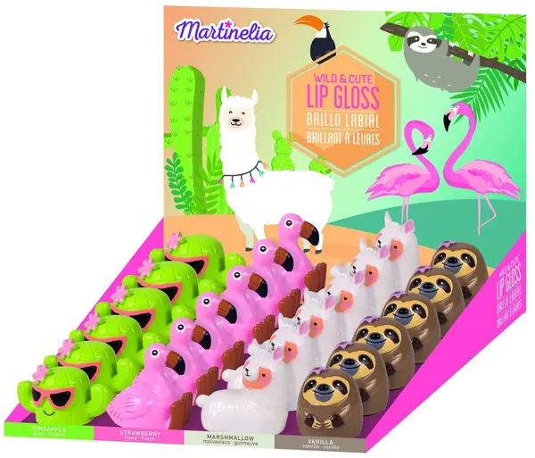 Balsam de buze pentru copii Martinelia - Wild & Cute, asortiment