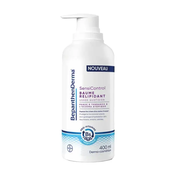 Balsam de Corp, Bepanthen Derma, SensiControl, pentru Pielea cu Tendinta Atopica, Efect Hidratant si Calmant, 400ml
