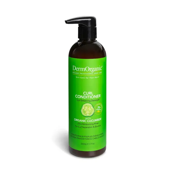 Balsam de par profesional hidratant pentru par cret Curl Care, 500ml, DermOrganic