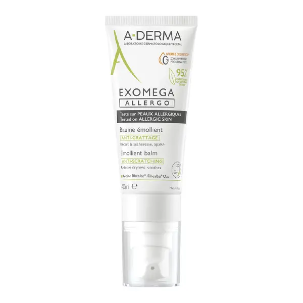 Balsam emolient Exomega Allergo DEFI, 40 ml, A-Derma