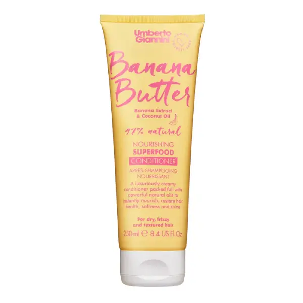Balsam hranitor pentru par uscat Banana Butter, 250 ml, Umberto Giannini
