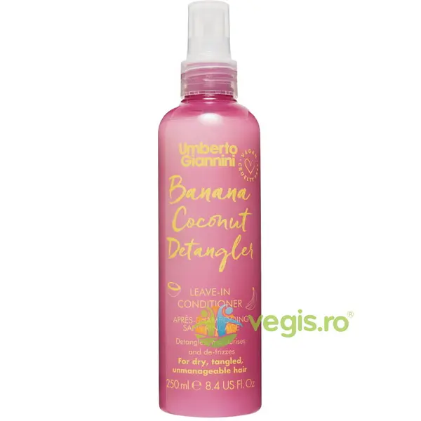 Balsam Leave-In Tip Spray pentru Descurcarea Parului Uscat si Texturat Banana Coconut Detangler 250ml