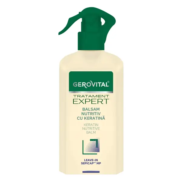 Balsam nutritiv leave-in cu keratina Tratament Expert, 150 ml, Gerovital