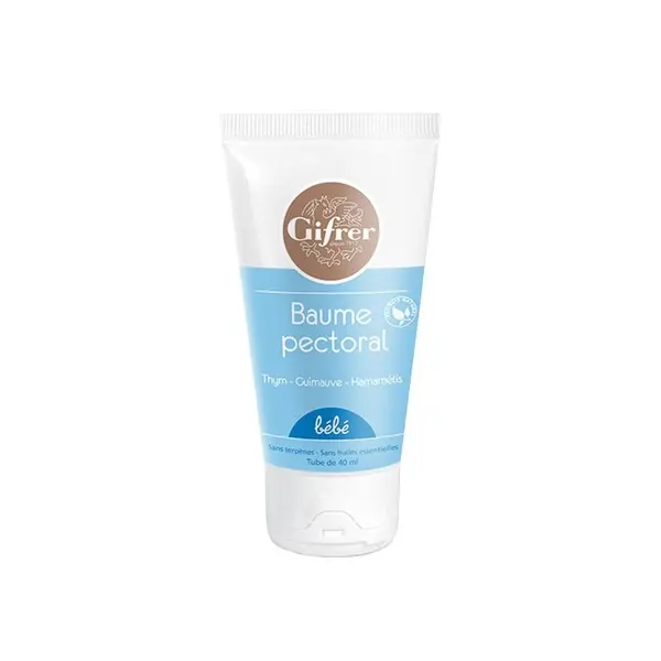 Balsam Pectoral pentru Bebelusi, Gifrer, Baume, Imbunatateste Confortul Respirator, 40ml