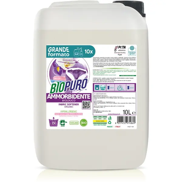 Balsam pentru Rufe cu Iris si Orhidee Hipoalergen Eco 10L