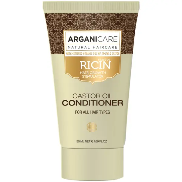 Balsam pentru Stimularea Cresterii Parului cu Ulei de Ricin pentru Toate Tipurile de Par Travel Size 50ml