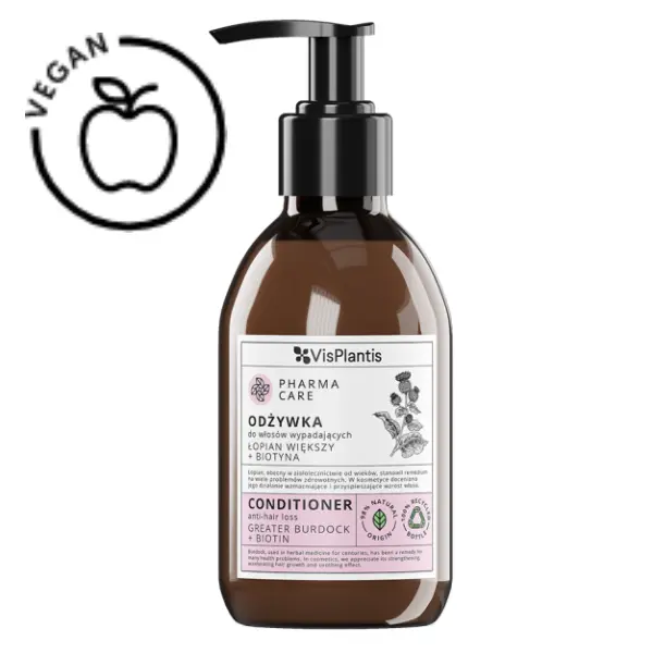 Balsam Pharma Care impotriva caderii parului cu Brusture si Biotina, Green Pharmacy | 300 ml