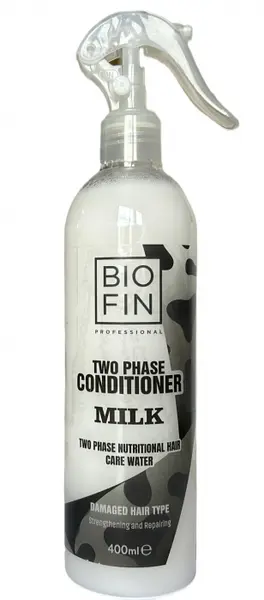 Balsam Profesional, MILK in 2 faze pentru Toate Tipurile de Par, BIOFIN, 400 ml