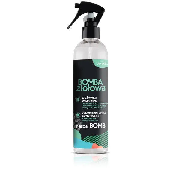 Balsam-spray pentru descurcarea parului Herbal Bomb, Joanna | 300 ml
