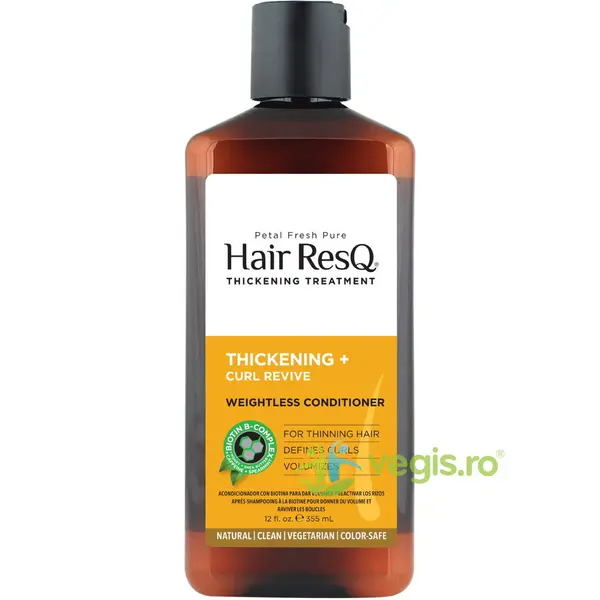 Balsam Tratament pentru Indesirea si Revitalizarea Parului Cret cu Biotina Petal Fresh Pure 355ml
